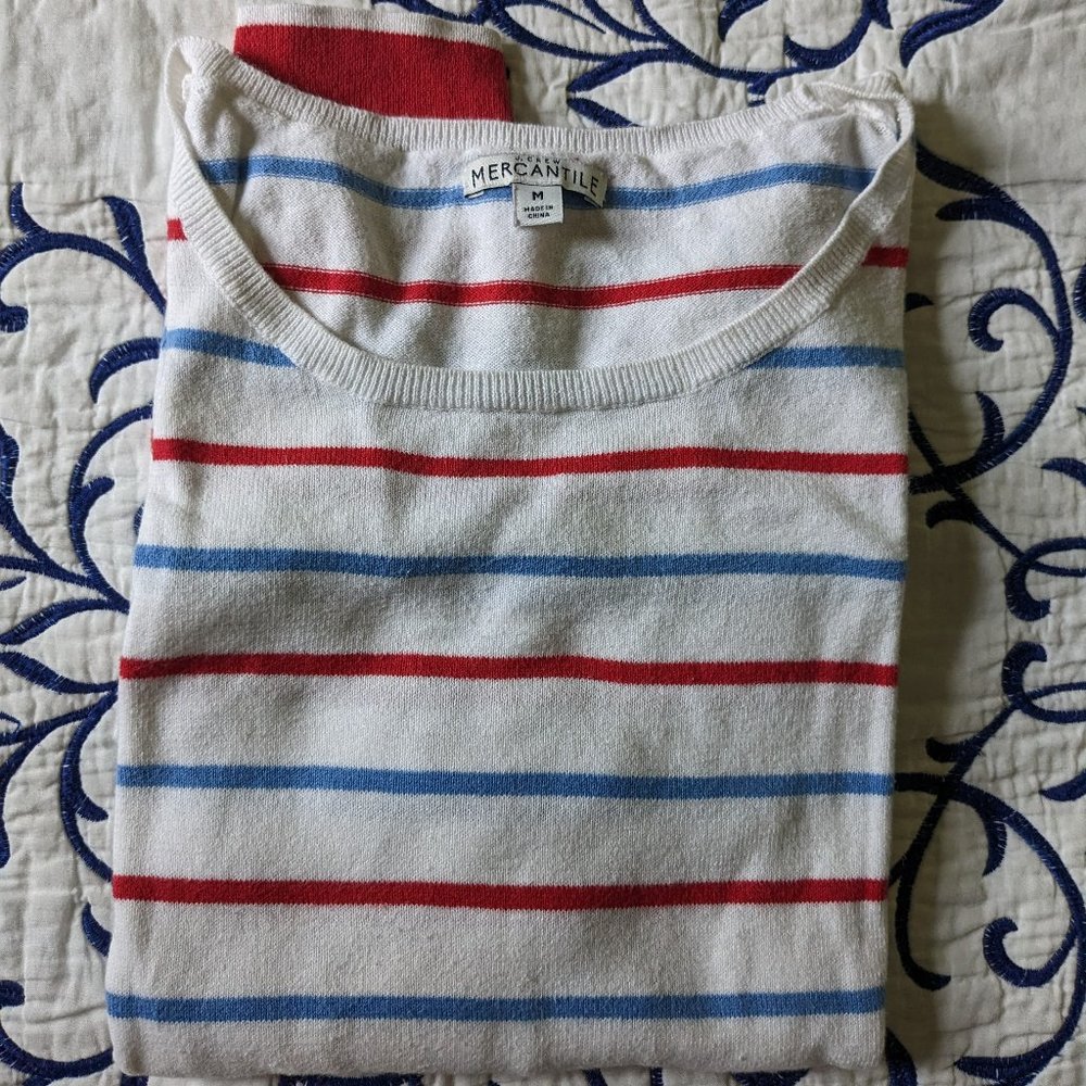 J CREW Mercantile striped sweater